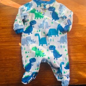 5/$15 🔹 NEWBORN Boy Dino Onesie